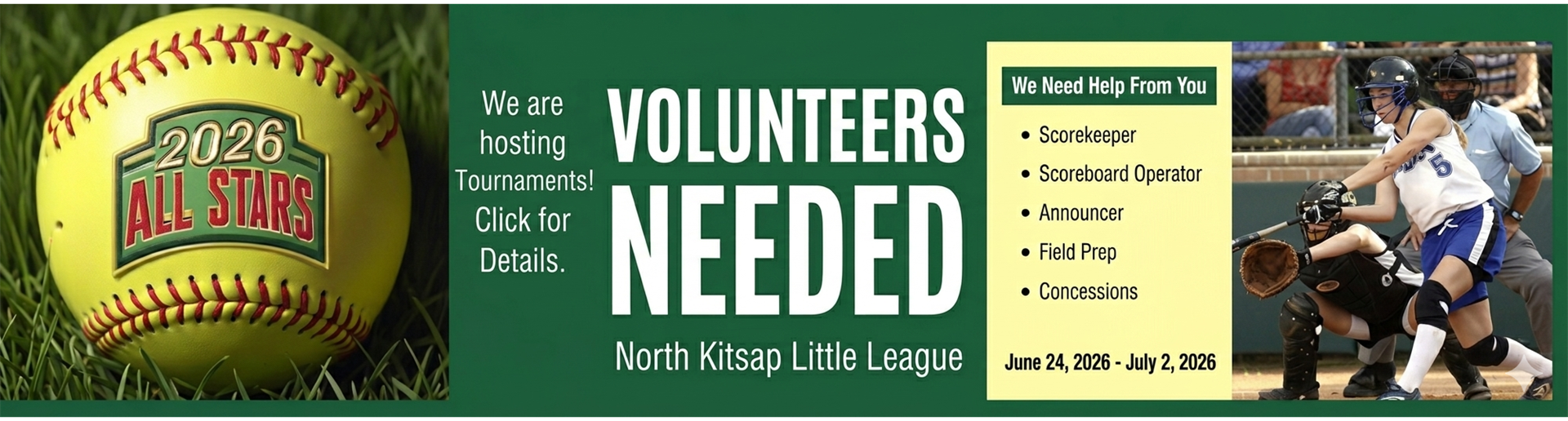 2026 All Star Tournament Volunteers